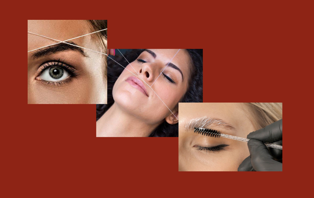 Face Threading + Eyebrow Lamination/Lift