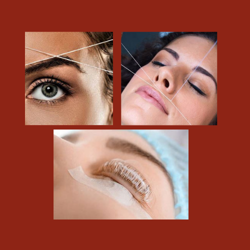 Full Face Threading + Lash Lift