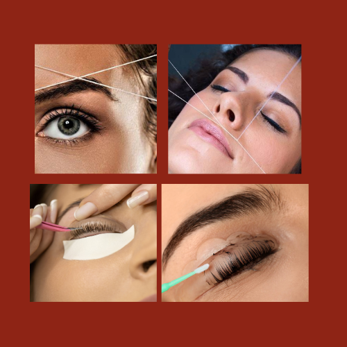 Full Face Threading + Lash Tint and Lift